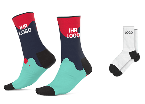 Glide - Personalisierte Socken mit Logodruck