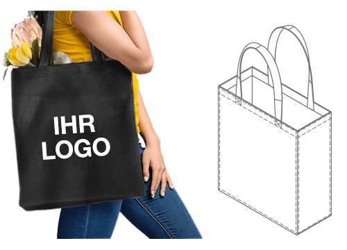 Porta - Stabile Tragetaschen mit Logo Porta - Stabile Tragetaschen mit Logo