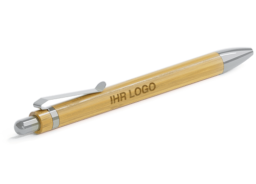 Essence - Kugelschreiber aus Bambus mit Logodruck Essence - Kugelschreiber aus Bambus mit Logodruck