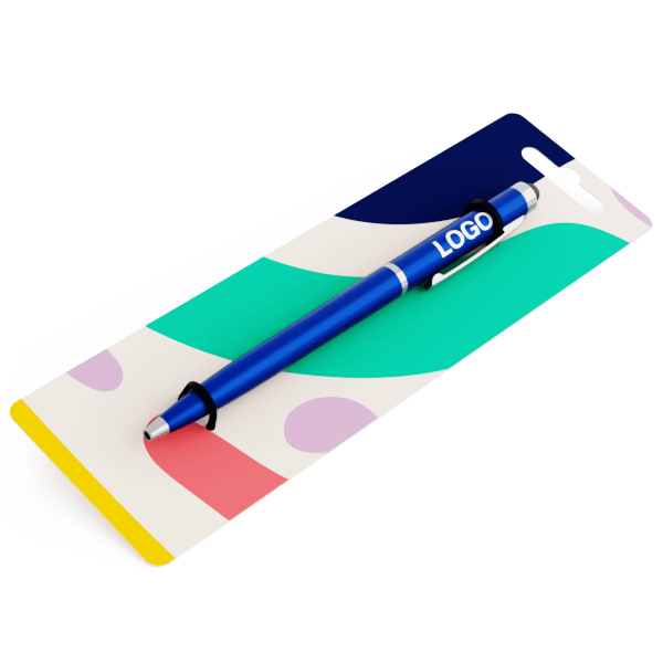 Sleek - Werbekugelschreiber mit Logodruck