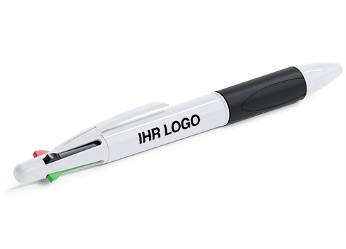 Quad - Vierfarbiger Kugelschreiber mit Logo