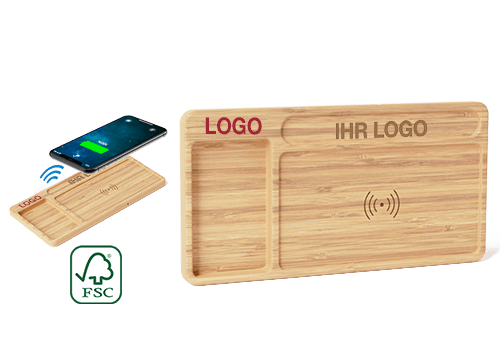 EcoDesk - Wireless Charger Bedrucken Lassen EcoDesk - Wireless Charger Bedrucken Lassen