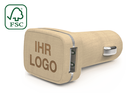 Woodie - USB Ladegerät personalisiert