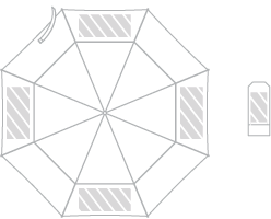 Regenschirm Fotodruck