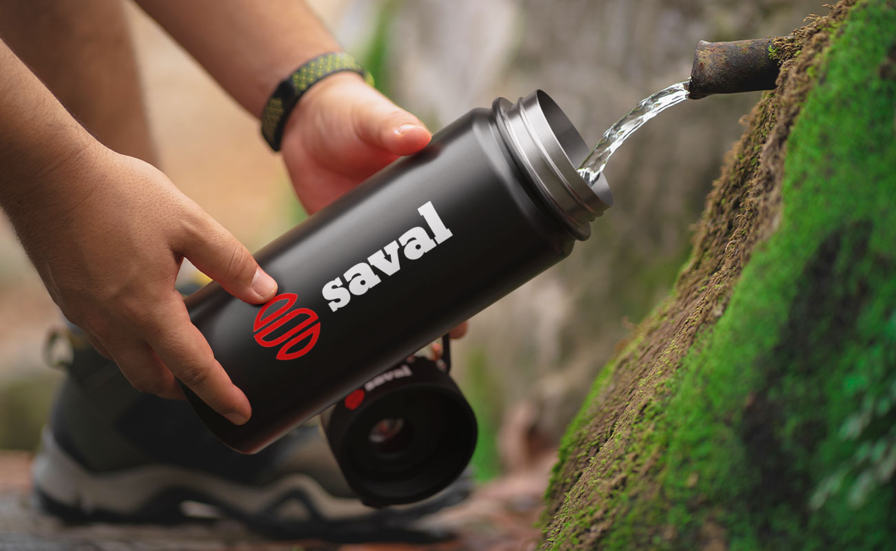 Aqualok Metal - Metallische Trinkflaschen mit Logo gallery thumbnail