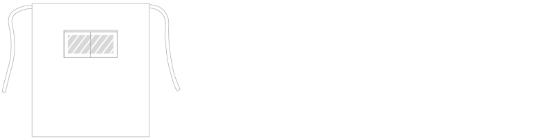Schürze Fotodruck
