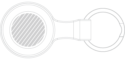 AirTag H&uuml;lle Siebdruck