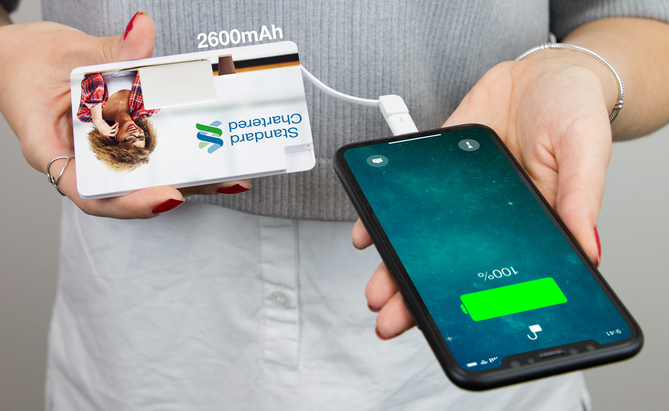 Card - Personalisierte Card-Powerbanks gallery thumbnail