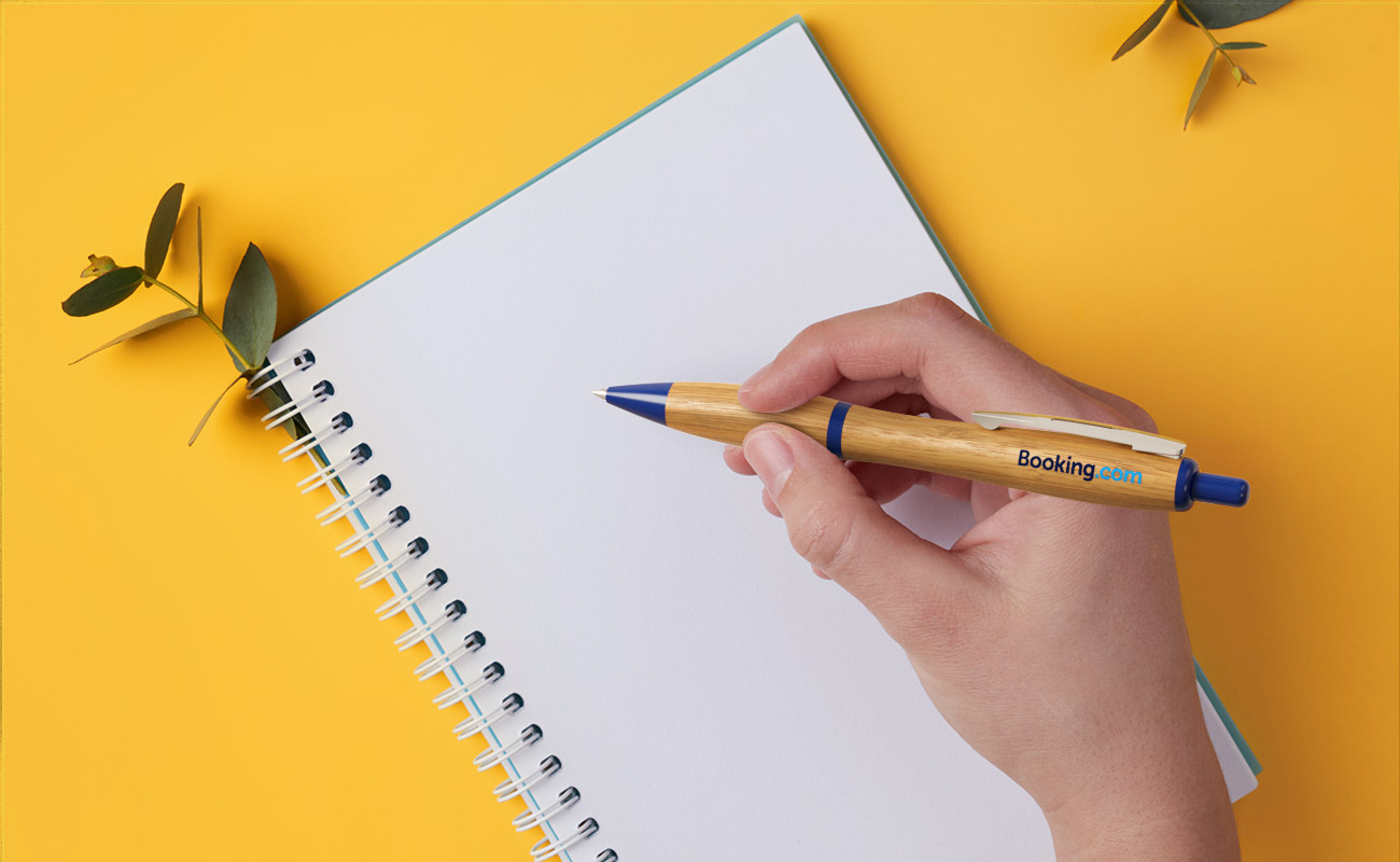 Contour - Personalisierte Kugelschreiber aus Bambus als Werbeartikel gallery thumbnail