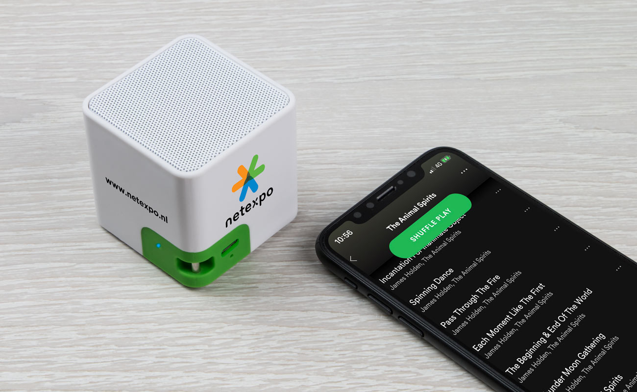 Cube - Lautsprecher mit Logo gallery thumbnail