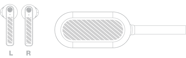 Bluetooth® In-Ohr-Kopfhörer Siebdruck