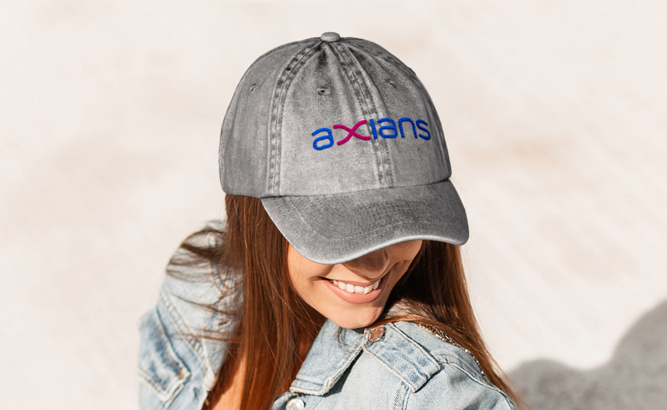 Drift - Personalisierte Denim Washed Caps mit Logo gallery thumbnail