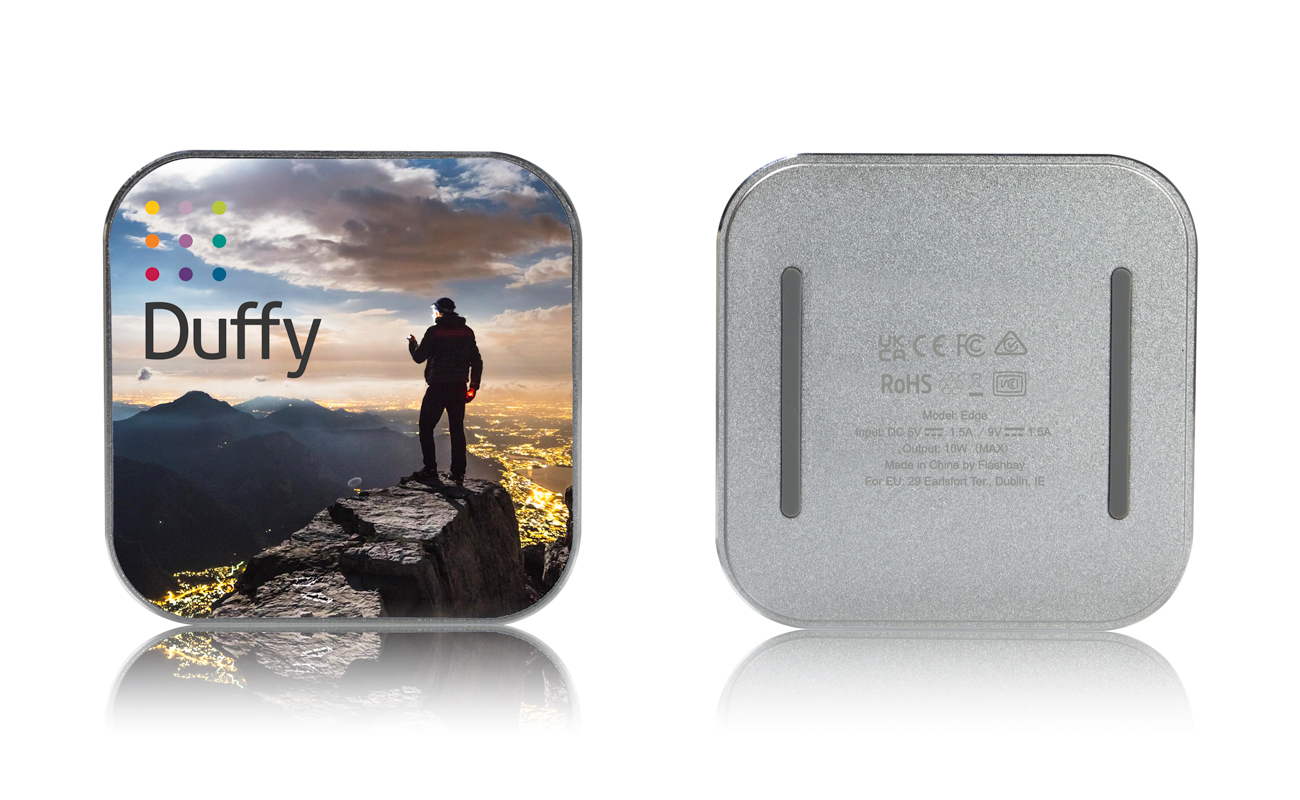 Edge - Wireless Charger Bedrucken Werbeartikel gallery thumbnail