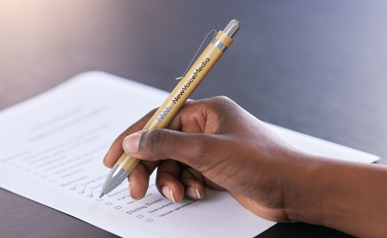 Essence - Kugelschreiber aus Bambus mit Logo gallery thumbnail