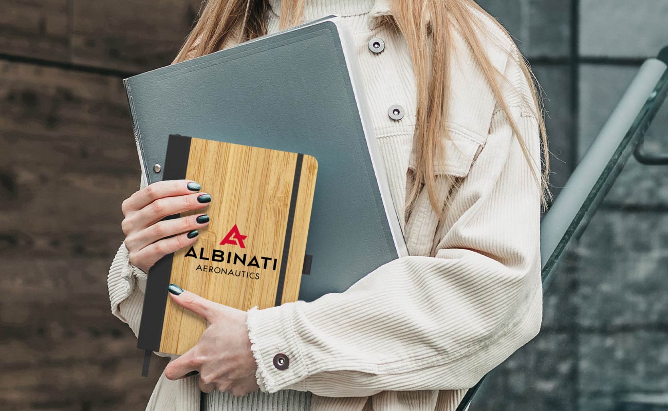 Grove - Personalisierte Bambus-Notizbücher mit Logo gallery thumbnail