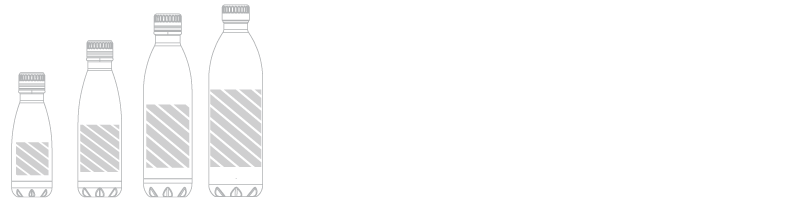 Wasserflasche Siebdruck Wasserflasche Siebdruck