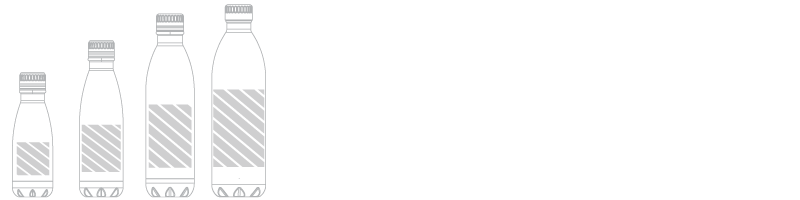 Wasserflasche Siebdruck Wasserflasche Siebdruck