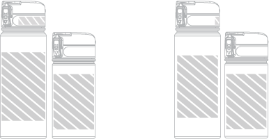 Wasserflasche Siebdruck