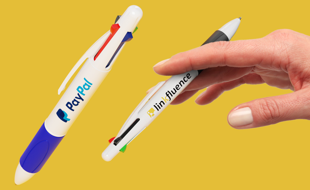 Quad - Individueller vierfarbiger Werbekugelschreiber gallery thumbnail