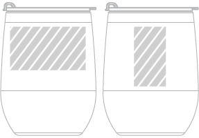 Reise-Becher Siebdruck