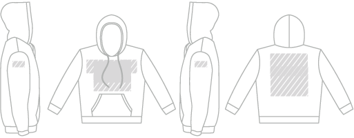 Kapuzenpulli Fotodruck