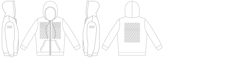 Kapuzenpulli Fotodruck