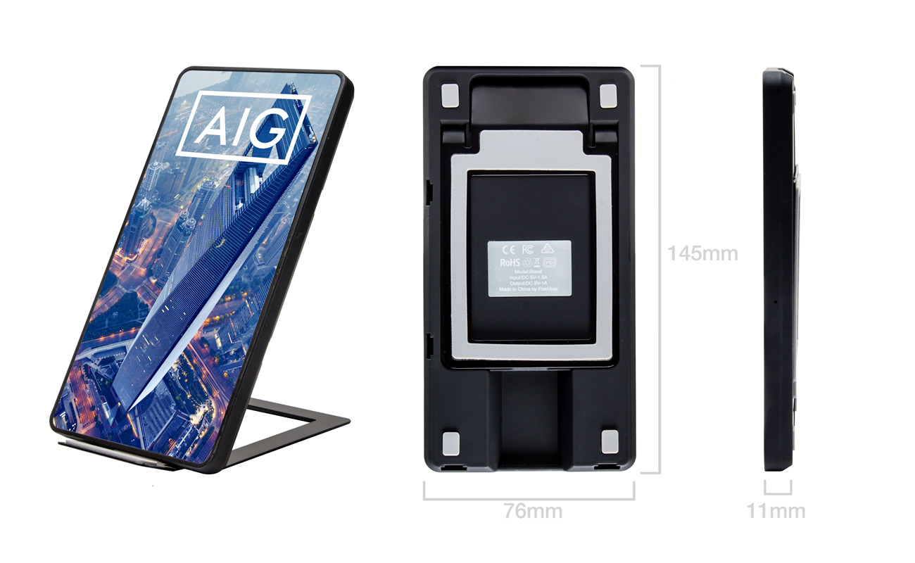 Stand - Wireless Ladegerät Bedrucken Günstig gallery thumbnail