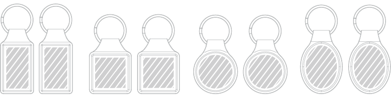 Schl&uuml;sselanh&auml;nger Siebdruck