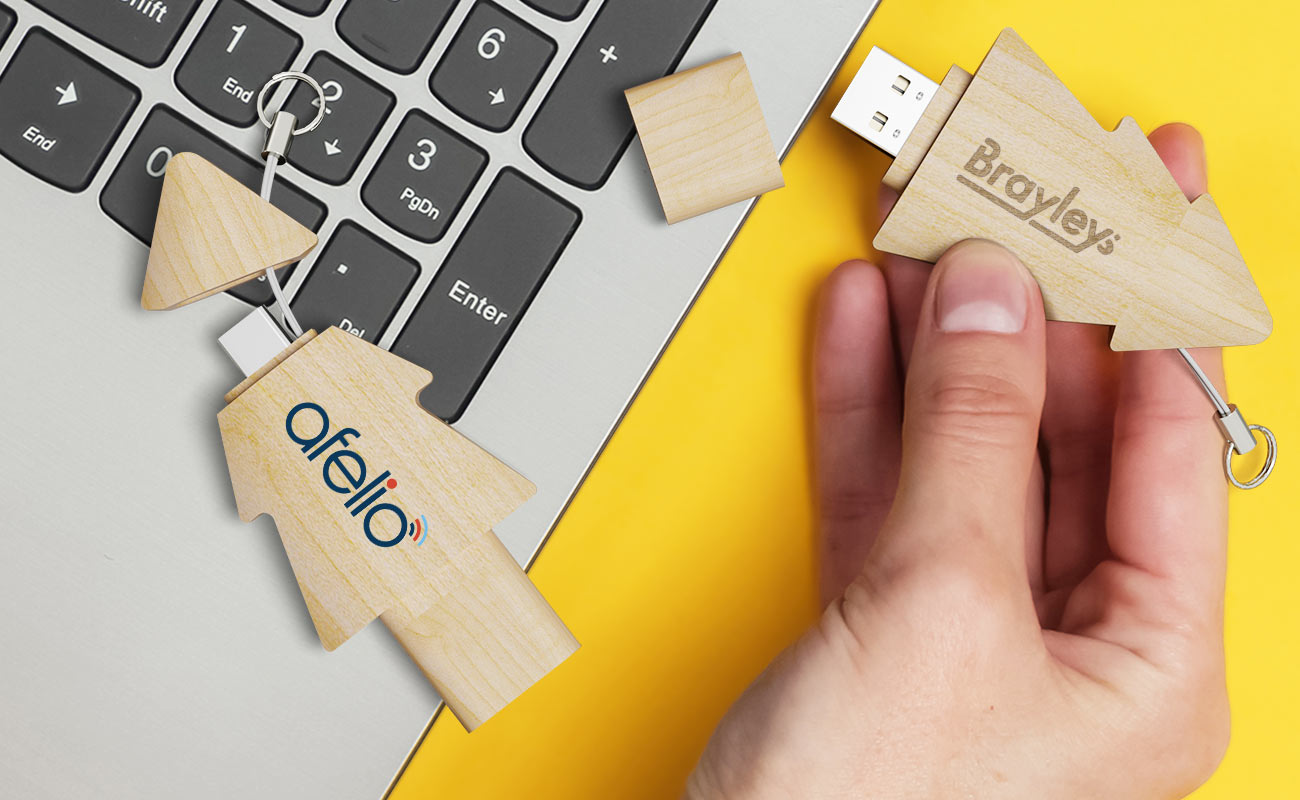 Tree Duo - USB Stick Logo gallery thumbnail