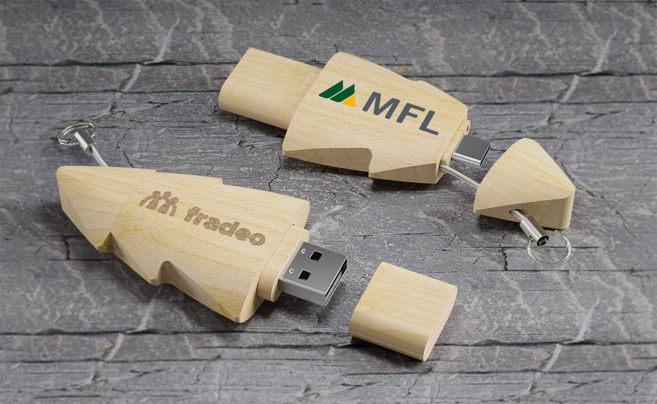 Tree Duo - USB Sticks Bedrucken gallery thumbnail