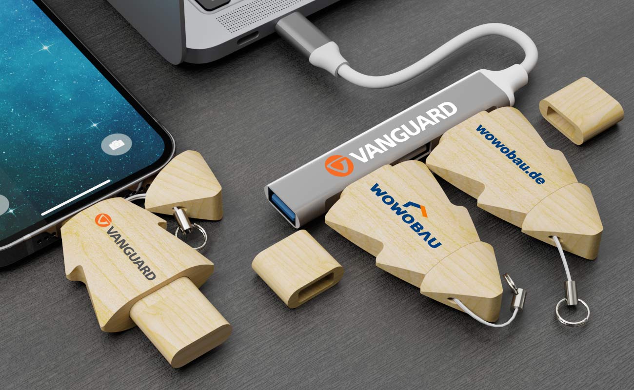 Tree Duo - USB Stick Werbeartikel gallery thumbnail