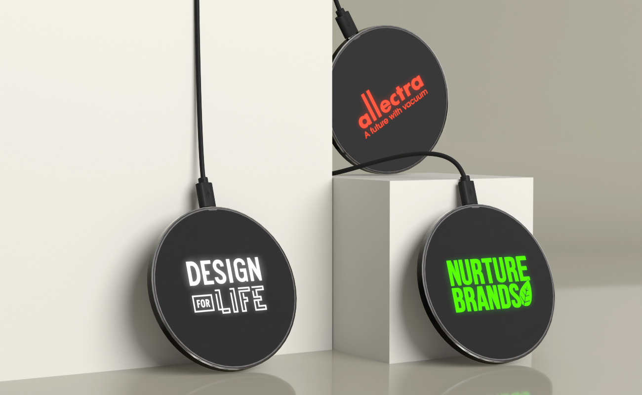 Vivid - Wireless Charger Bedrucken Werbeartikel gallery thumbnail